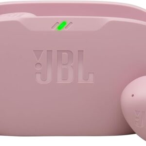Fone de Ouvido Sem Fio, JBL, Bluetooth, Wave Buds 2, Intra Auricular, Sem Fio, Resistente À Água e Poeira - Rosa
