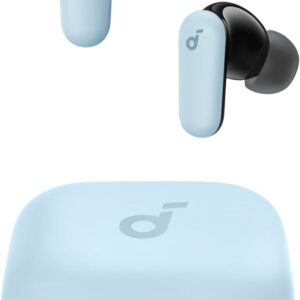 soundcore P30i by Anker, Fones de Ouvido com Cancelamento de Ruído, Graves Poderosos, 45H de Reprodução, Estojo 2-em-1 com Suporte para Celular, IP54, Bluetooth 5.4, Fones Sem Fio