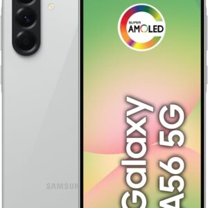 Smartphone Samsung Galaxy A56 5G 256GB, 8GB RAM, Câmera 50MP, IP67, Super AMOLED 6.7", Recursos AI, Cinza