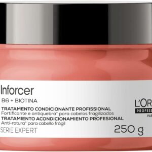L'Oréal Professionnel Máscara de Tratamento Inforcer, Para Cabelos Fracos e Frágeis, Aumenta a Força e Previne Quebras, Com Biotina e Vitamina B6, 250g