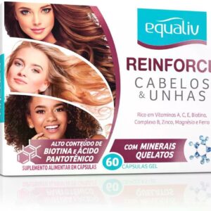 Equaliv Reinforce Cabelo e Unha 60 Cápsulas
