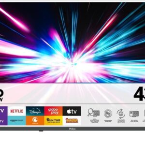 Smart TV Philco 43” Roku Led Dolby Áudio Space Gray PTV43VA4REGB – Bivolt