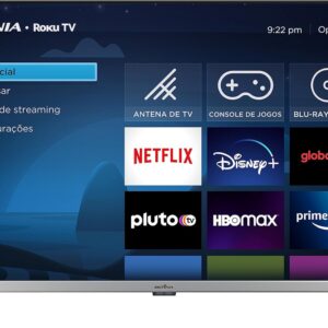 Smart TV 32” Britânia Roku LED Dolby Audio BTV32G7PR2CSGBLH