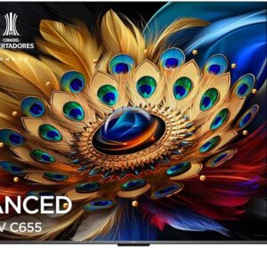 TCL QLED TV 65” C655 4K UHD GOOGLE TV DOLBY VISION ATMOS