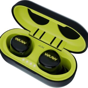 WAAW by ALOK Fone de Ouvido MOB 100EB sem Fio Bluetooth, Intra-Auricular com Microfone e Toque inteligente